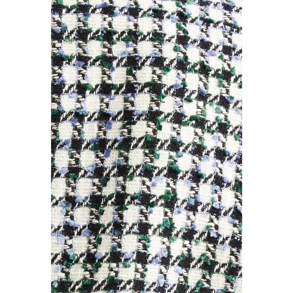 Veronica Beard Diego Dickey Jacket Black White Check Plaid Tweed Blazer Size 8 - Picture 5 of 15